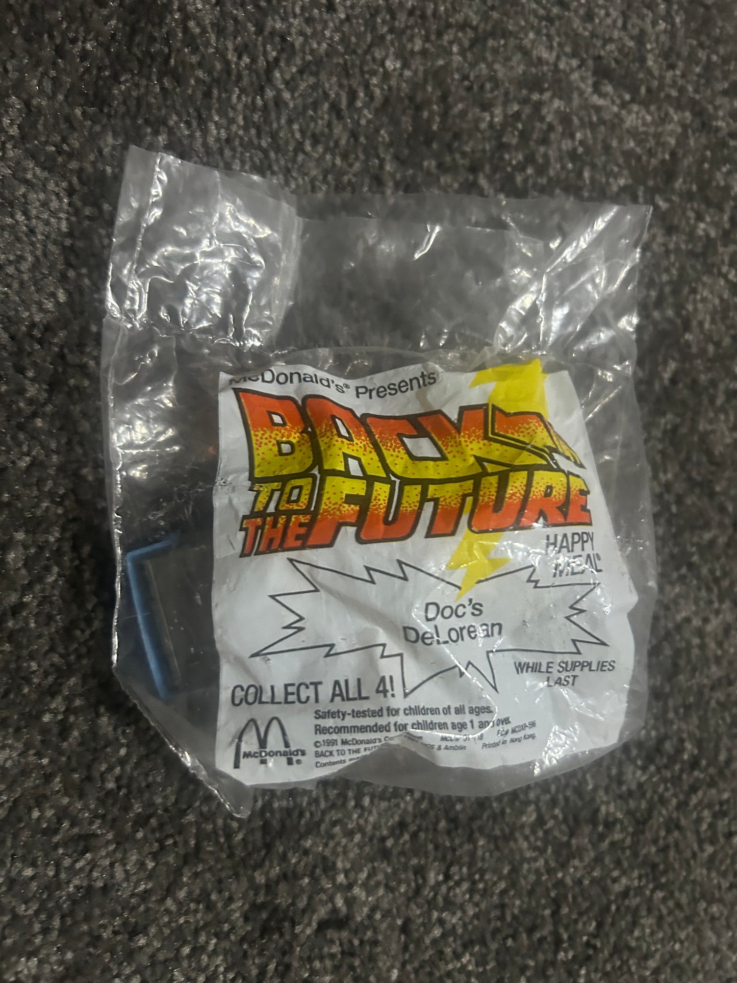 Back to the Future Doc's DeLorean Sealed