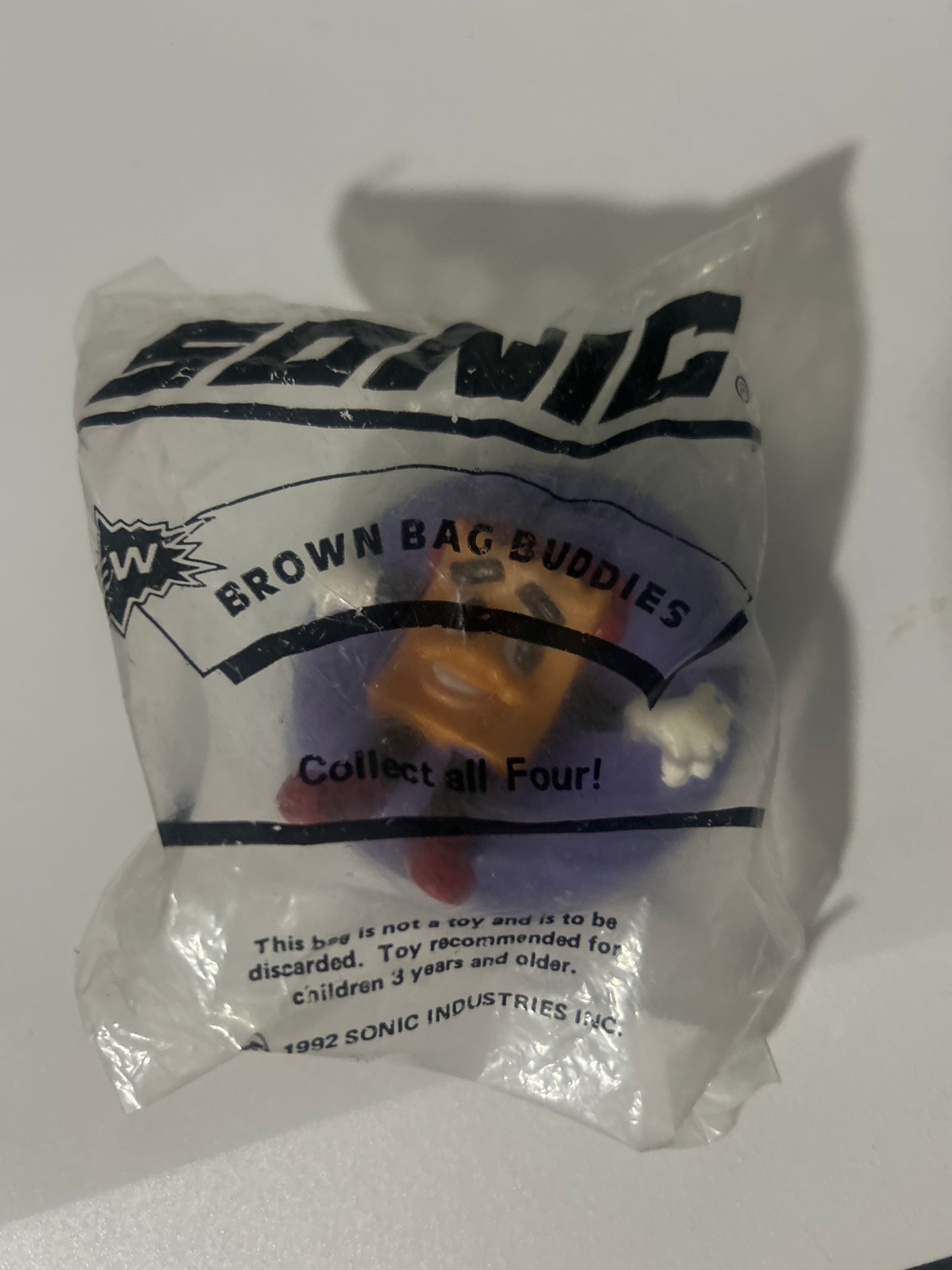 Sonic Brown Bag Buddies Purple Innertube Sealed
