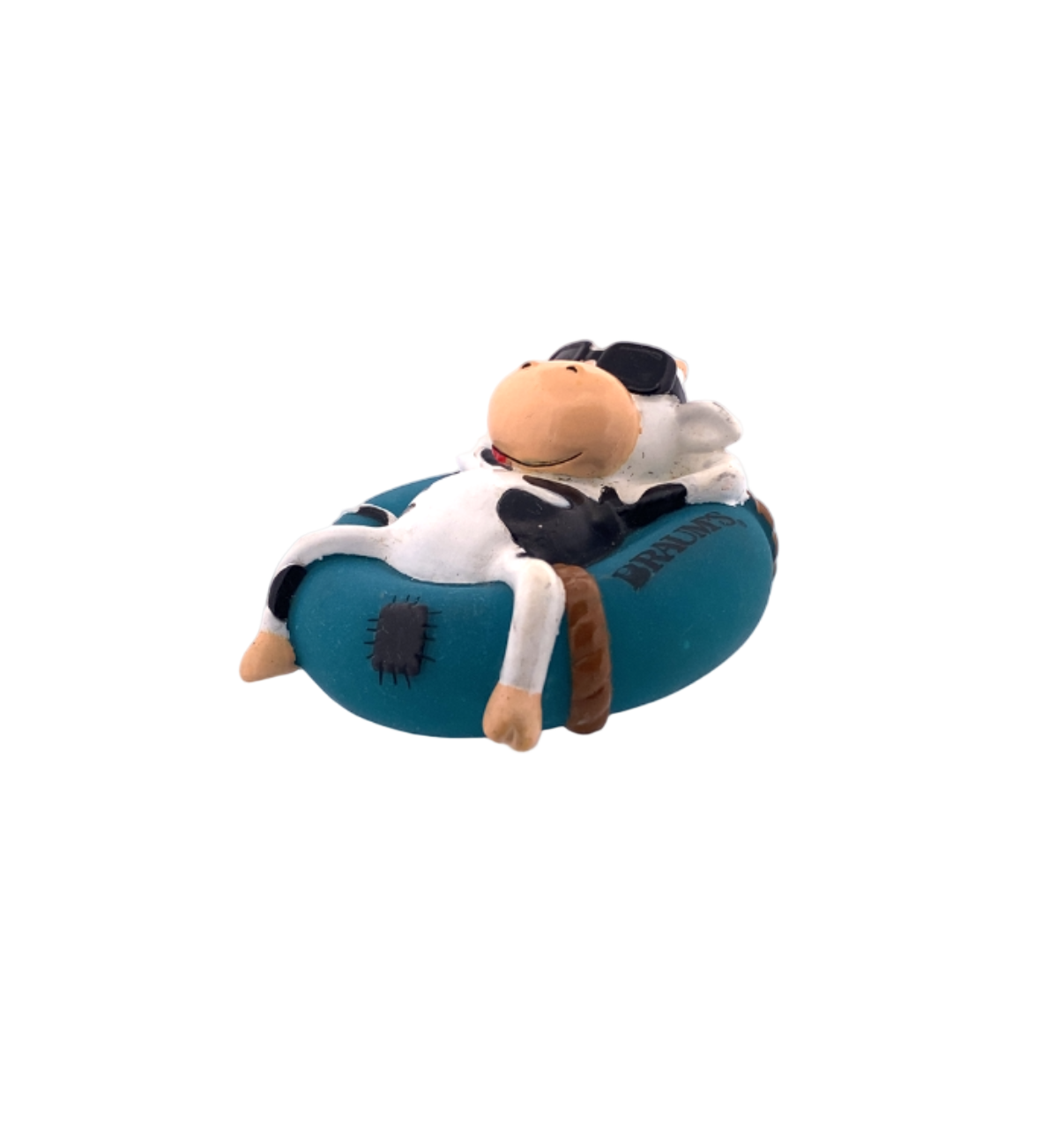 Braums Ice Cream Cow in Inner Tube