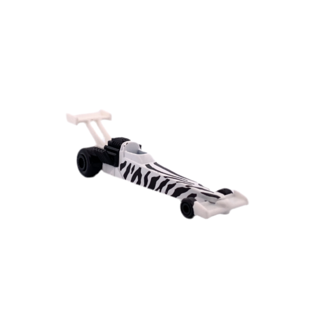 Hot Wheels Roarin' Rod Series Zebra Drag Racer 7