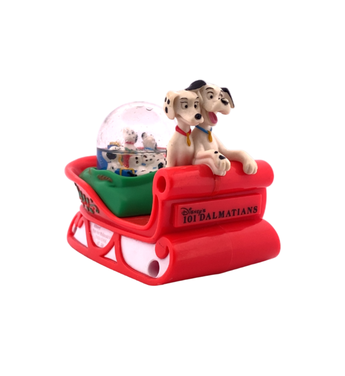 Holiday Snow Globes Disney’s 101 Dalmatians Sled Globe