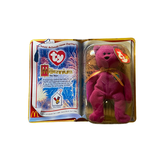 Ty Teenie Beanie Babies Ronald McDonald’s House Charities Millennium the Bear