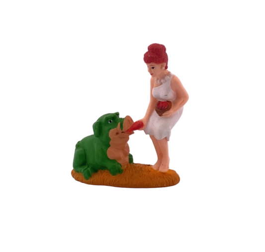 The Flintstones Wilma and Pigasaurus