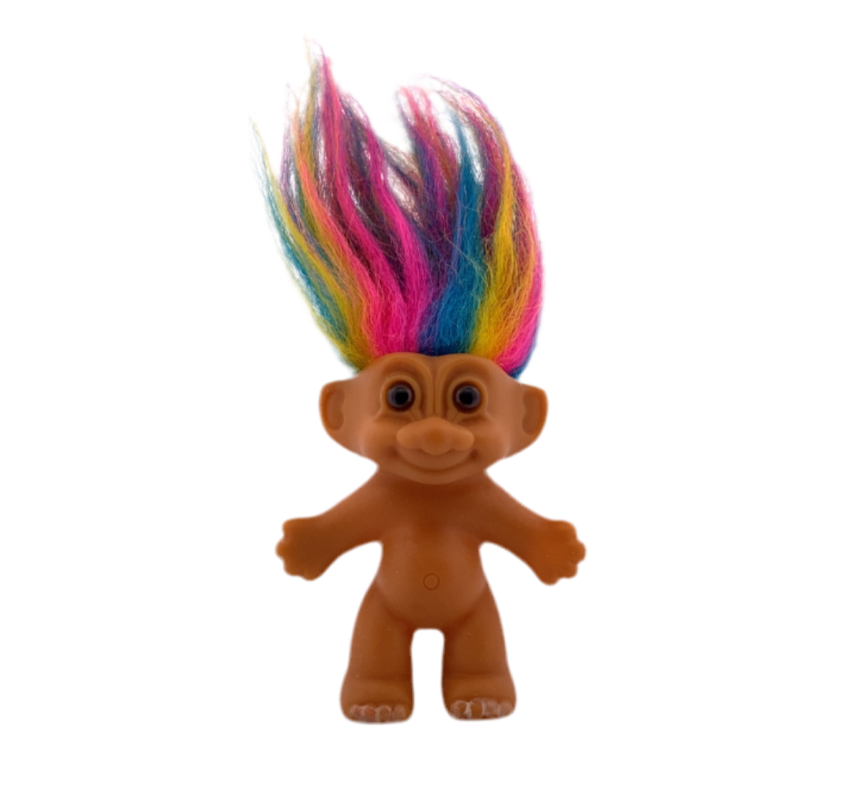 Russ Trolls Good Luck Troll with Rainbow Hair
