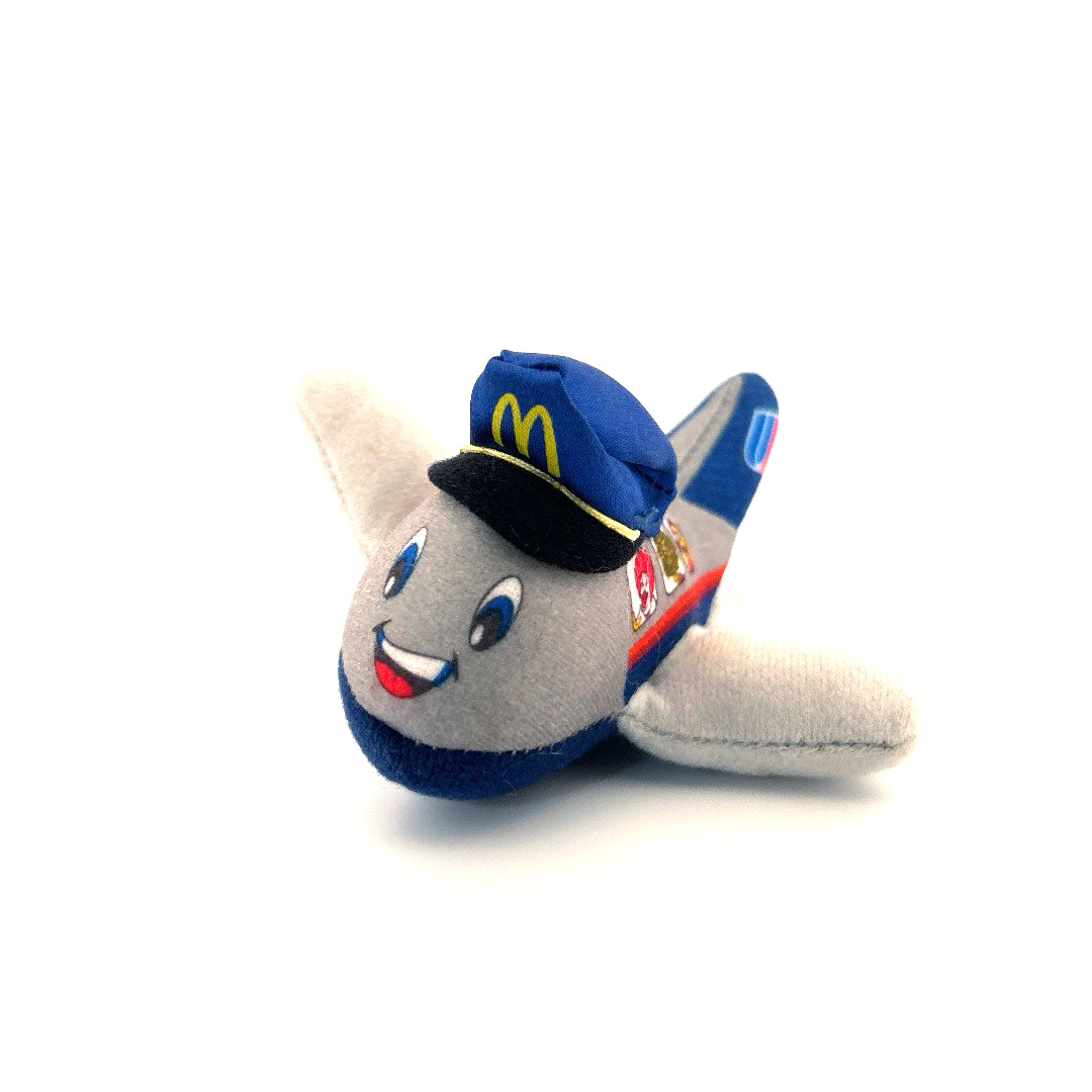 Mcdonald's Friendly Skies Meal Toy United Airlines Plane Plush