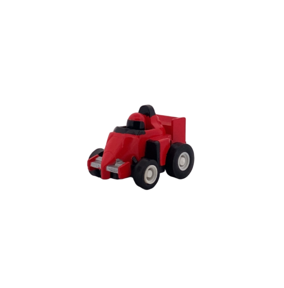 Jack-in-the-Box Pull Back Cars Red Racer