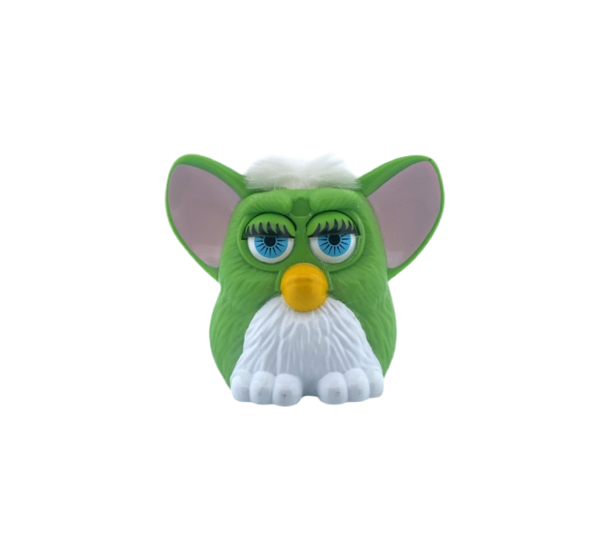 Furby Green with White Hair