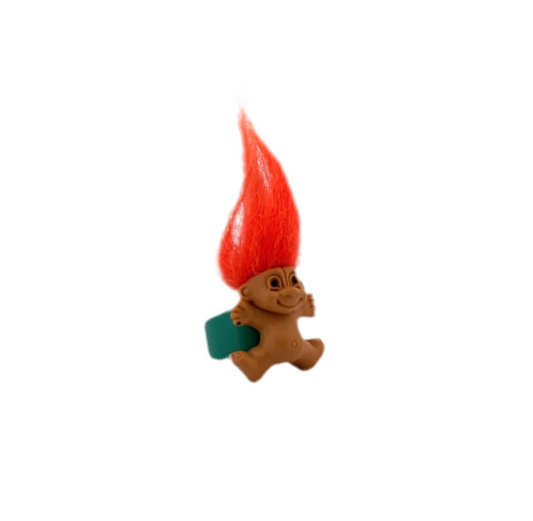 Russ Troll Ring with Orange Hair