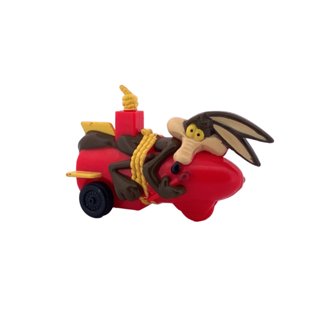 Looney Tunes Wile E. Coyote Strapped to Rocket