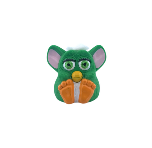 Furby Green with White Hair