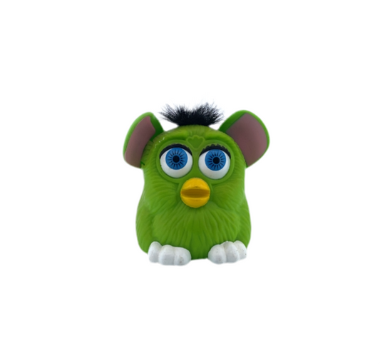 Furby Neon Green with Black Hair Pre-Loved