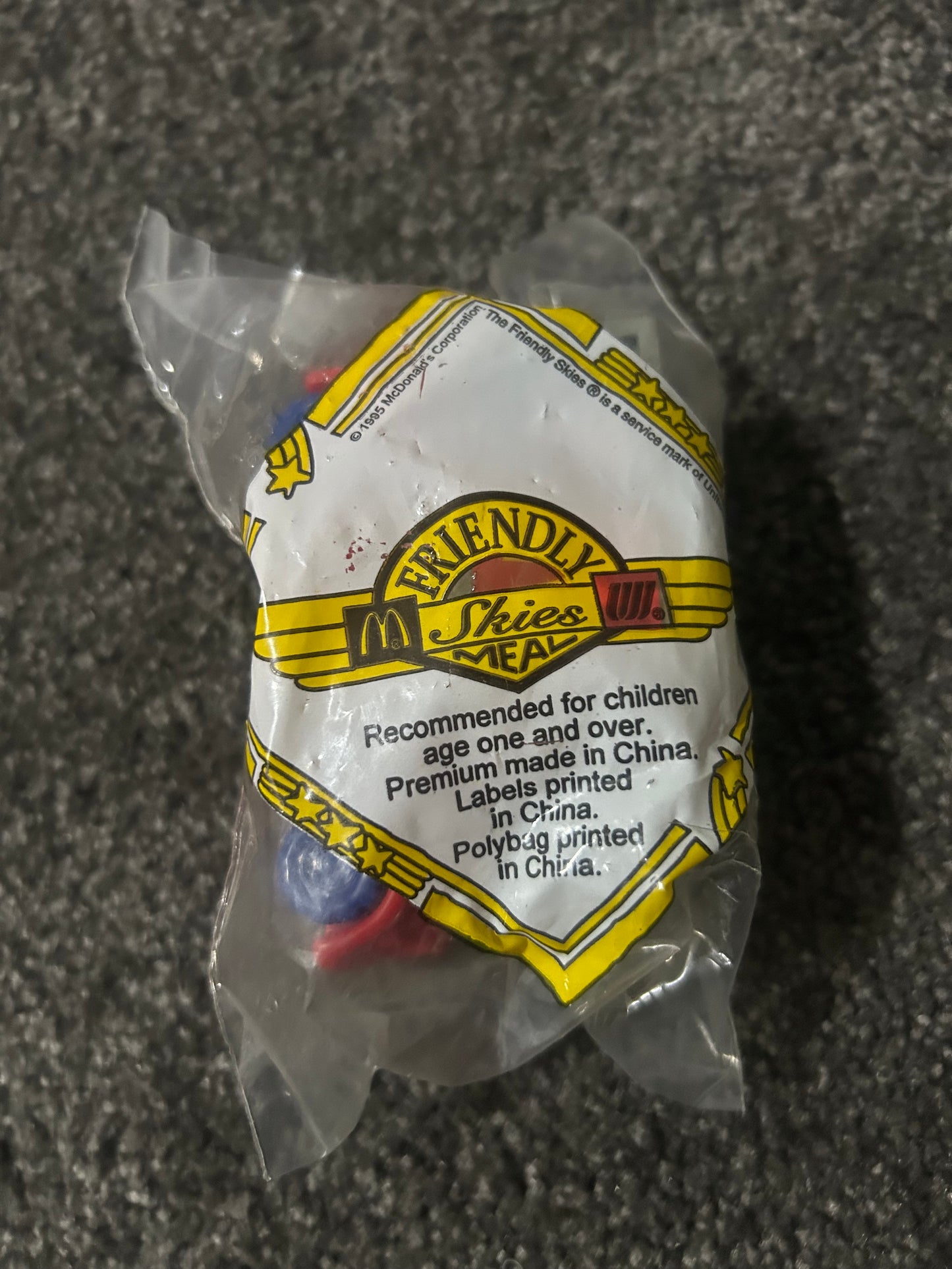 Mcdonald's Friendly Skies Meal Toy Ronald Food Truck Sealed