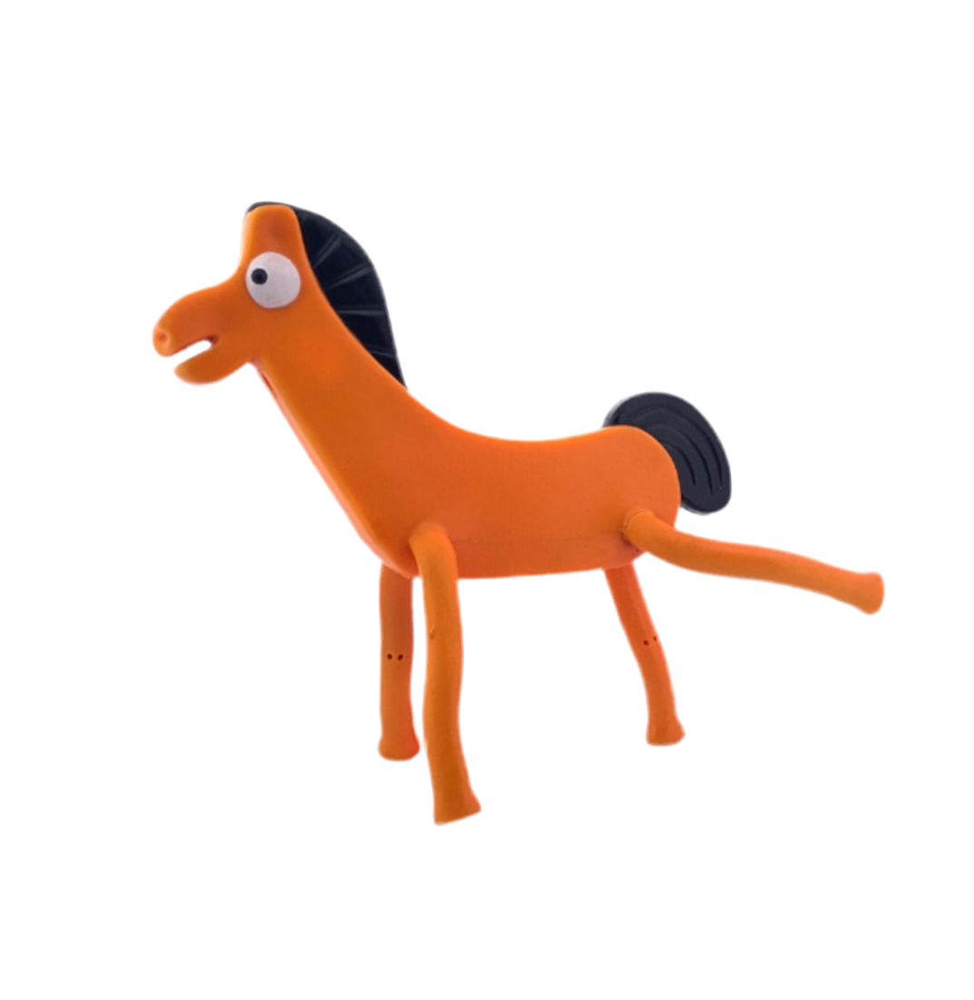 Gumby and Friends Pokey Retro Bendable
