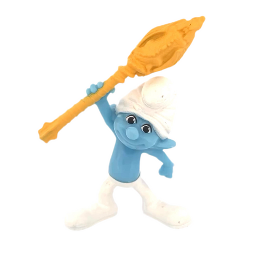 The Smurfs Clumsy Smurf with Trident (Pre-loved)