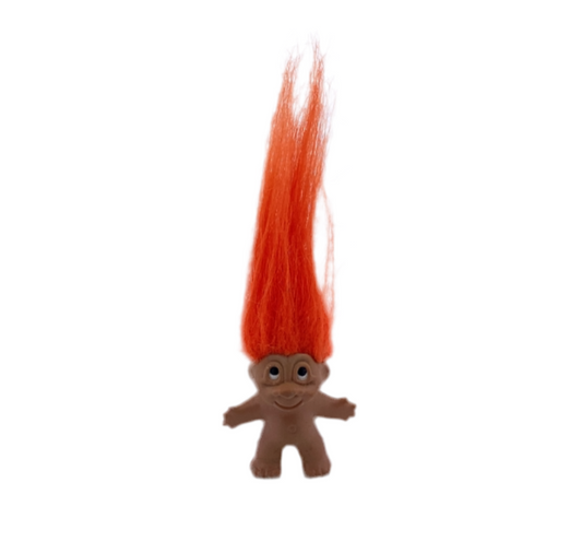 DAM Trolls Mini Troll Pencil Topper with Orange Hair
