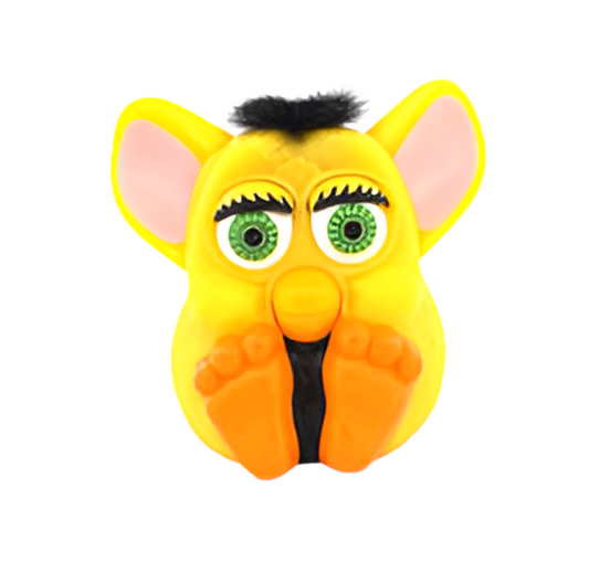 Furby Yellow with Black Hair