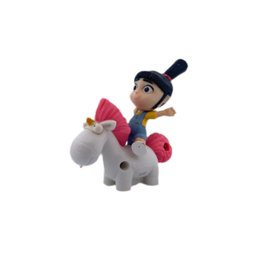 Despicable Me Agnes on Fluffy Unicorn 3