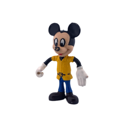 Mickey Mouse with Yellow Shirt Retro Bendable