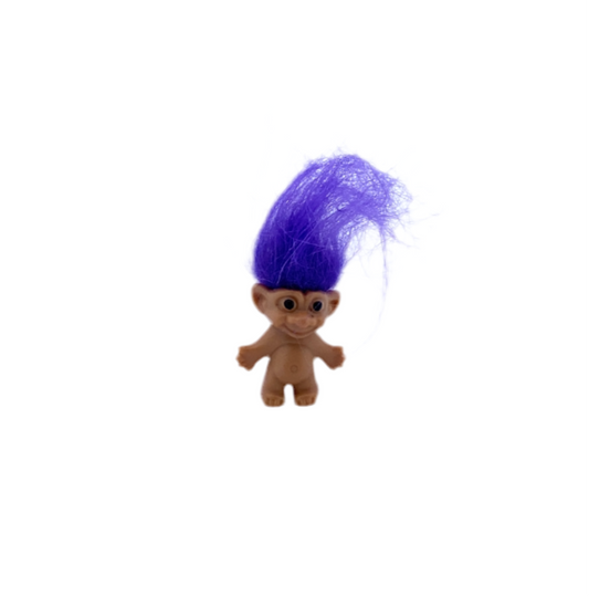 coolbeans Minis Purple Hair Troll