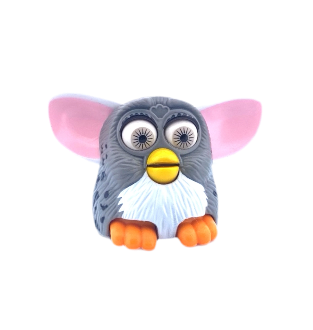 Furby Spotted Gray with White Hair
