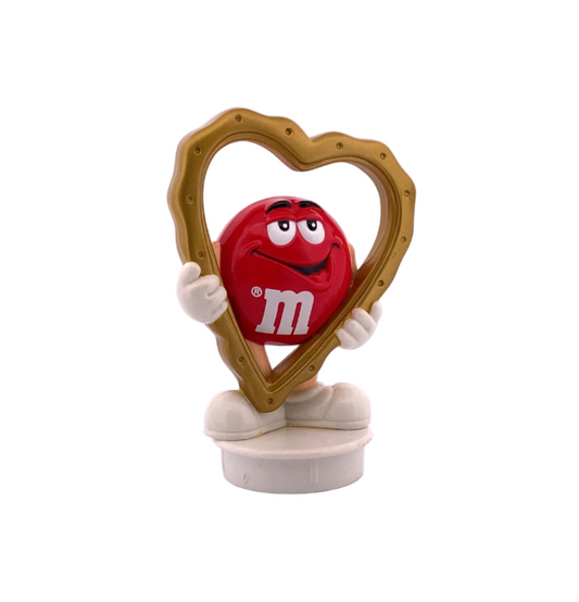 M&M Valentine Heart Tube Topper