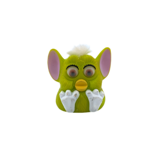 Furby Lime Green with White Hair