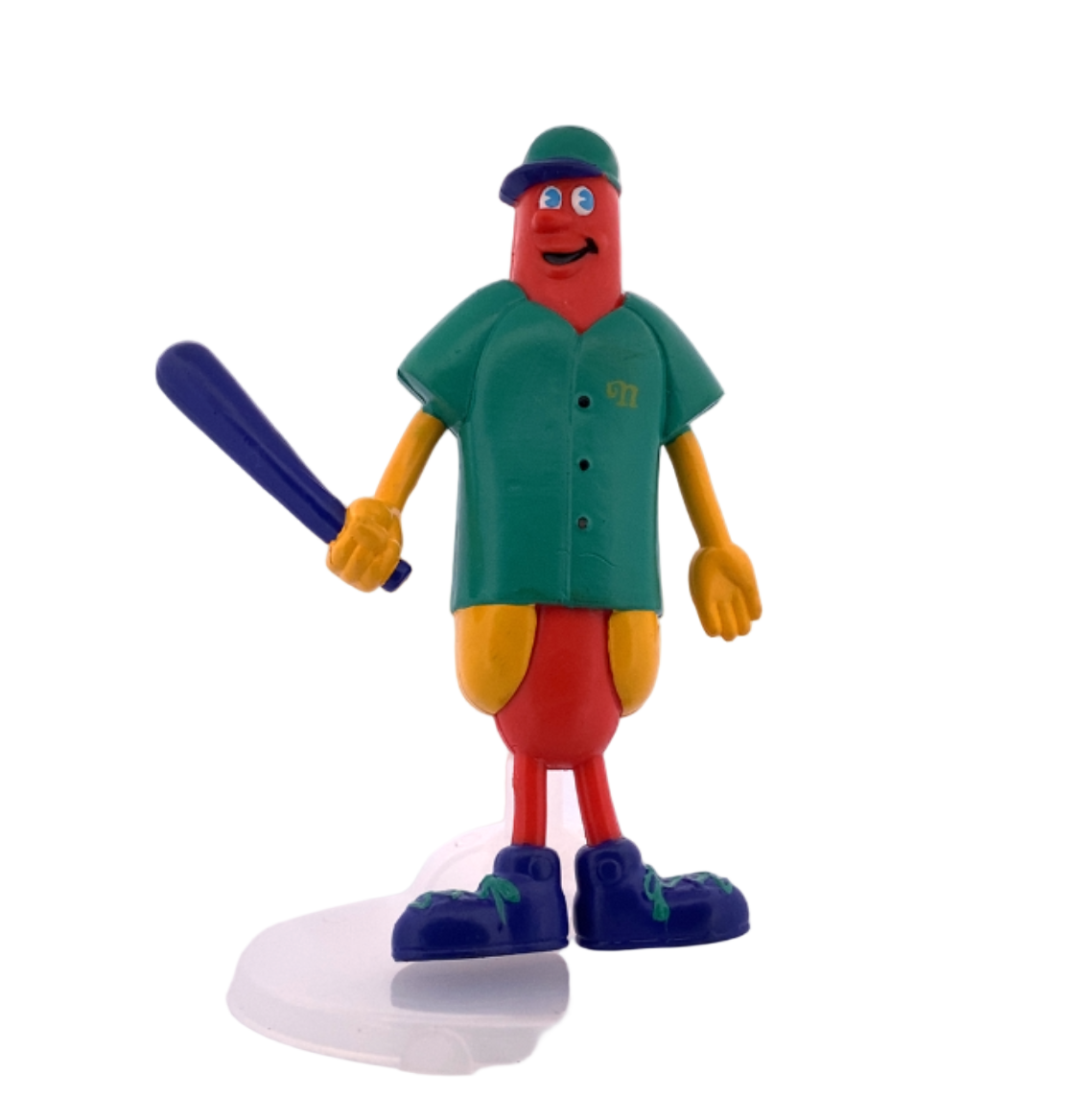 Nathan’s Famous Hot Dogs Baseball Player Retro Bendable