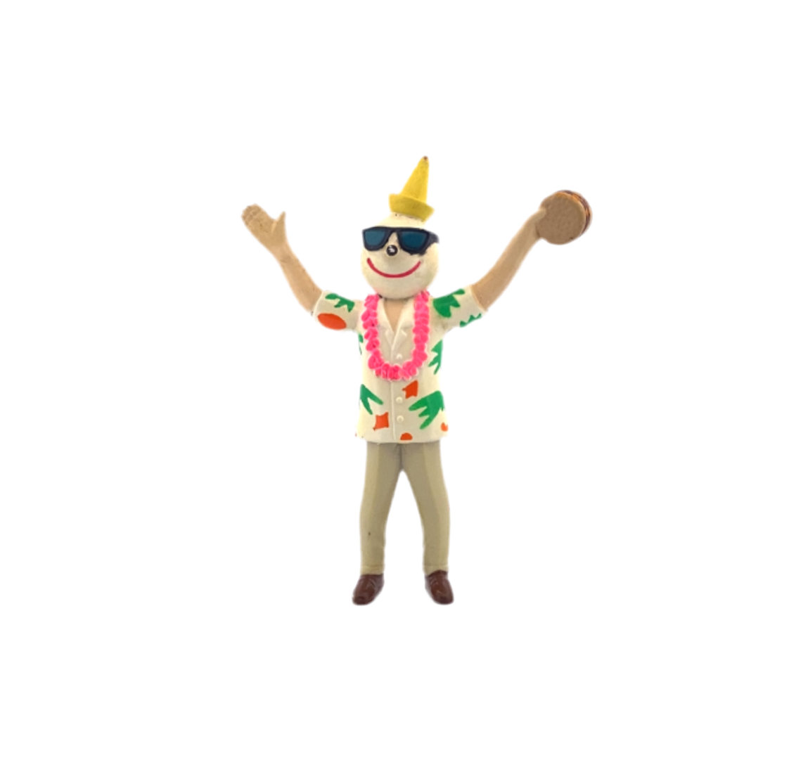 Jack-in-the-Box Hawaiian Jack Retro Bendable