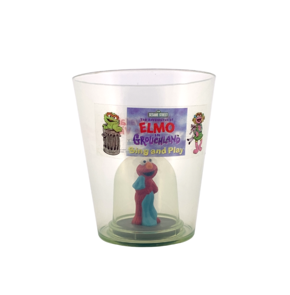 Sesame Streets Elmo’s Grouchland Cup with Removable Elmo Figurine