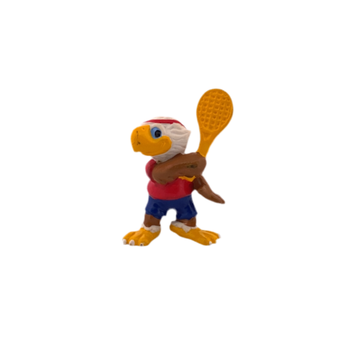 Summer Olympics Las Angeles Eagle Mascot Tennis Player