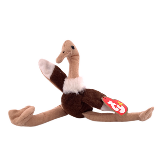 Ty Beanie Babies Stretchy the Ostrich 10