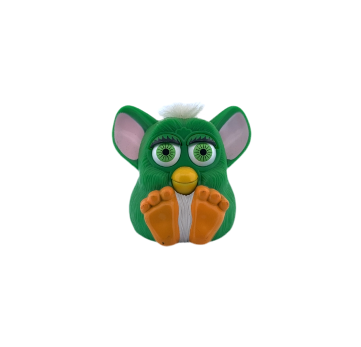 Furby Green with White Hair