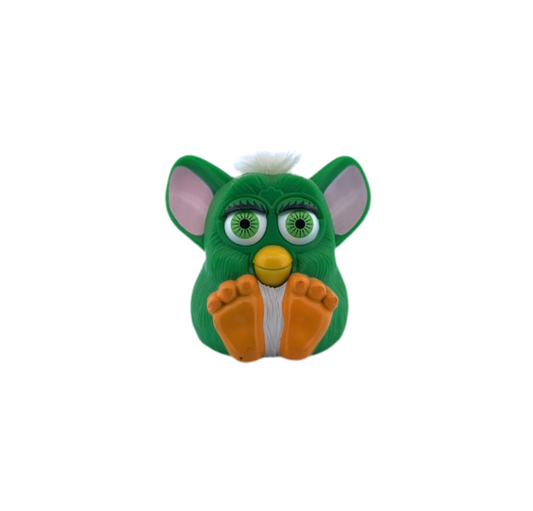 Furby Green with White Hair