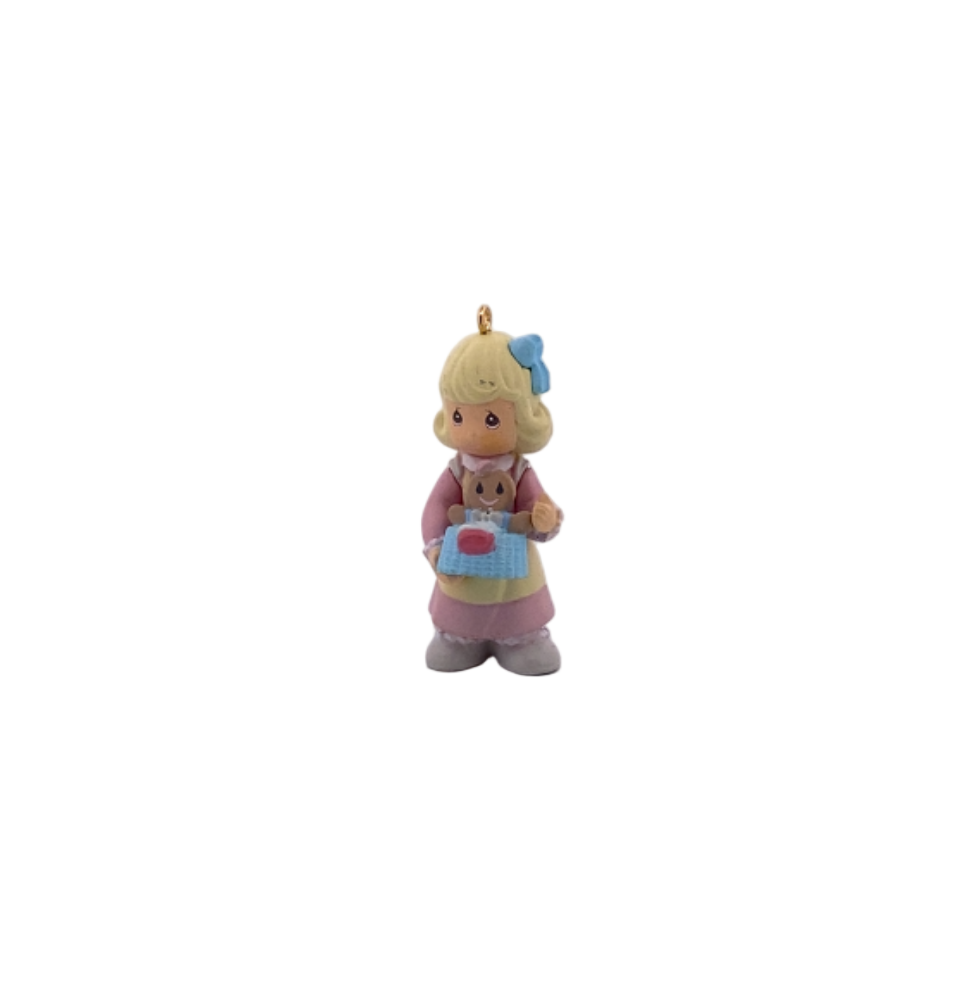 Precious Moments 1995 Christmas Child Ornament Mini
