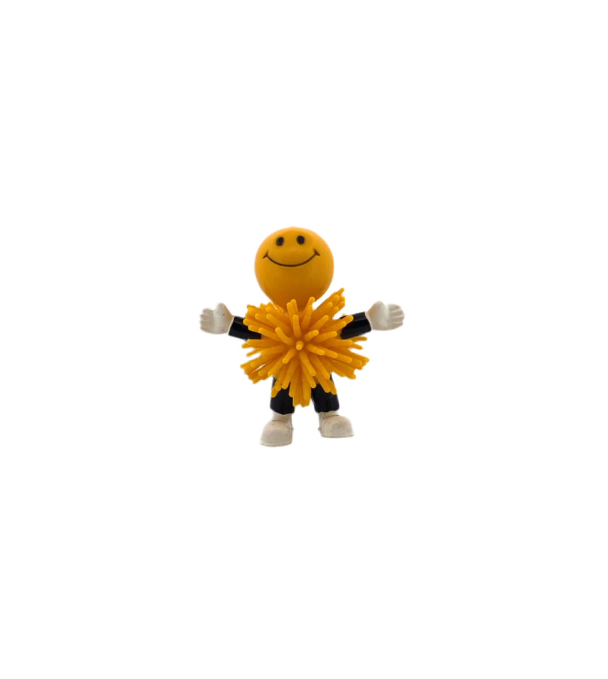 Yellow Koosh Smiley Retro Bendable