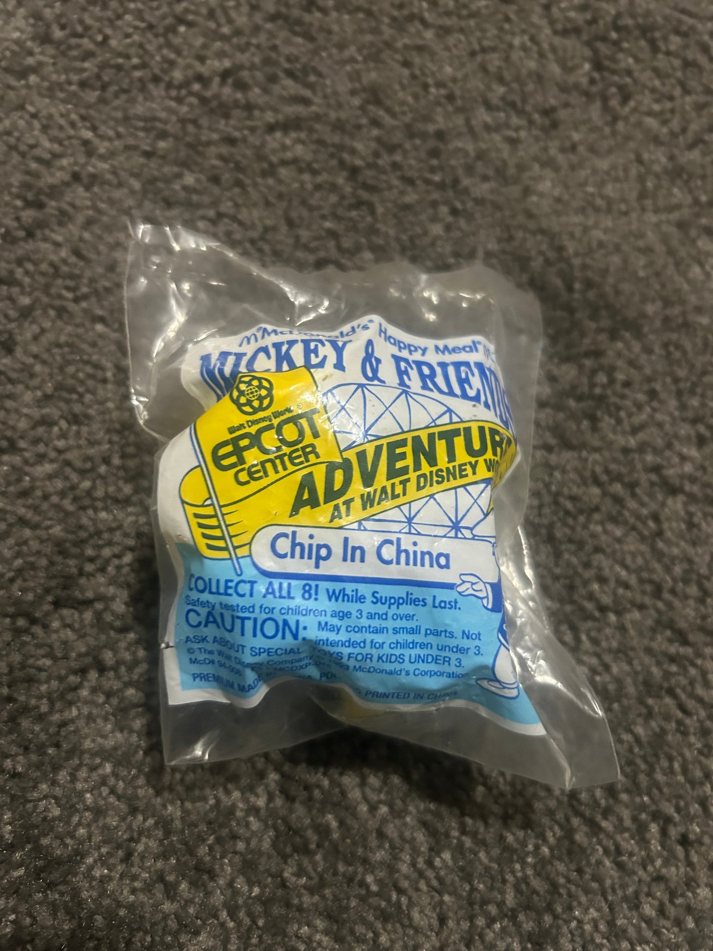 Disney’s Mickey and Friends Epcot Adventure Chip in China Sealed