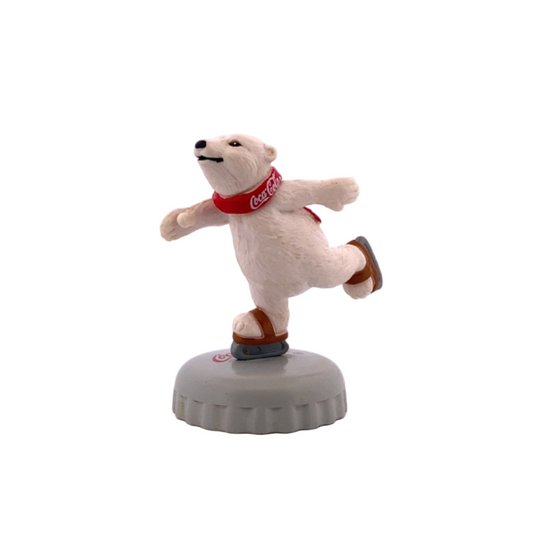 Coca-Cola Polar Bear Collection Ice Skating Bear