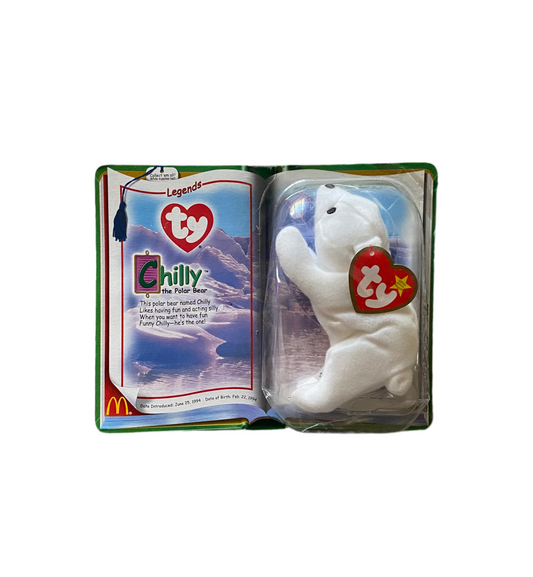 Ty Teenie Beanie Babies Legends Chilly the Polar Bear