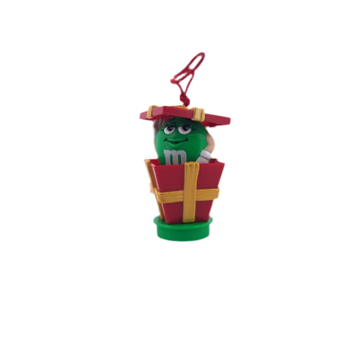 M&M Christmas Ornament Gifted Green M&M