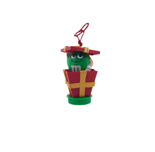 M&M Christmas Ornament Gifted Green M&M
