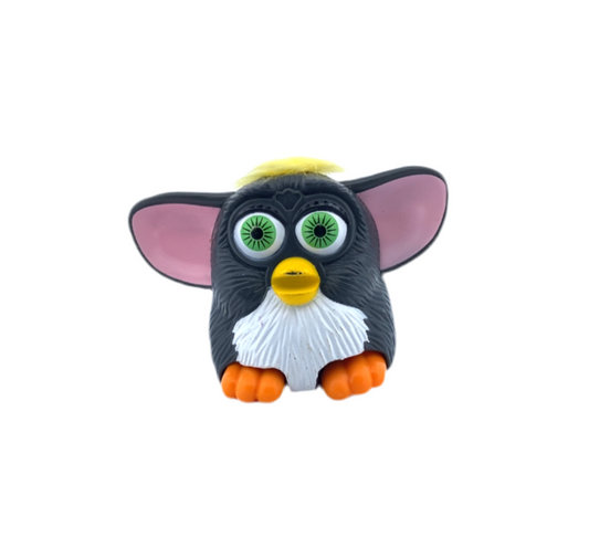 Furby Dark Gray with Yellow Hair