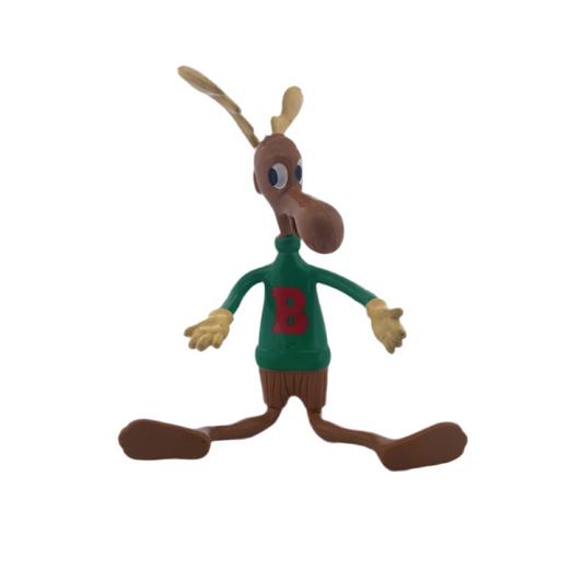 Rocky and Bullwinkle Moose Retro Bendable
