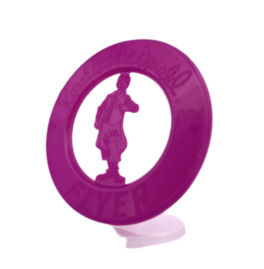 McDonald’s Ronald McDonald Purple Frisbee Flyer