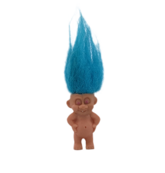 Magic Baby Troll with Blue Hair Mini