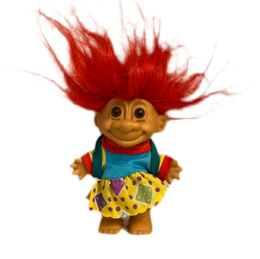 Russ Trolls School Girl Troll with Red Hair