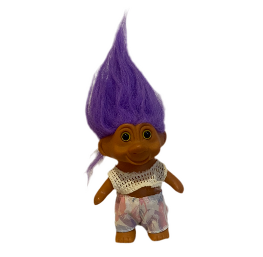 T.N.T Trolls Purple Hair Troll