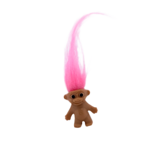 coolbeans Minis Pink Hair Troll
