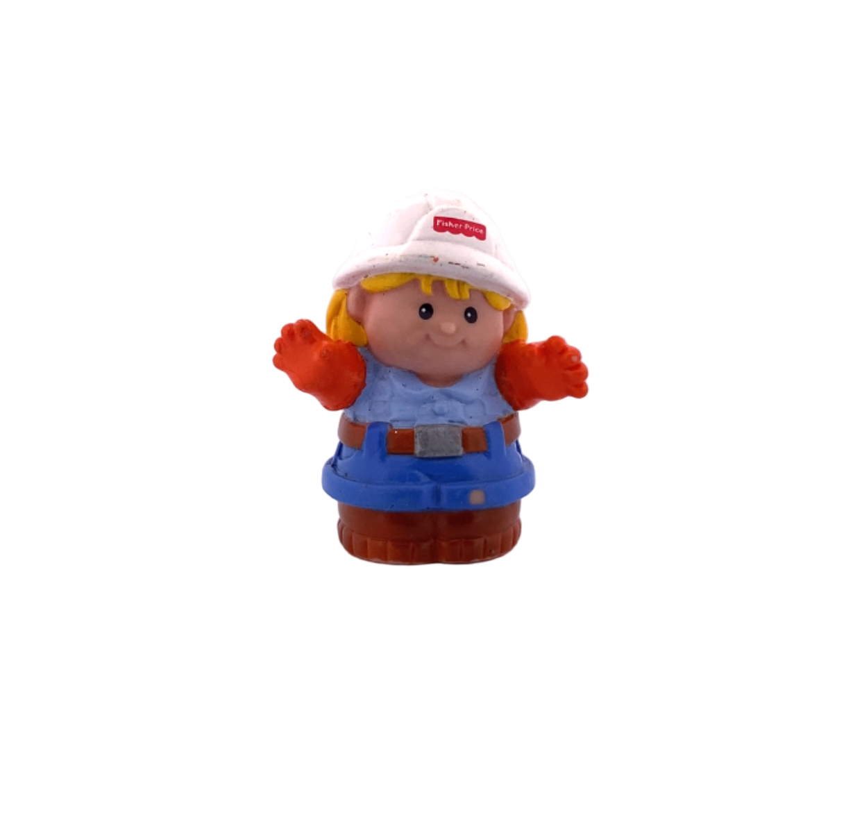 Fisher-Price Little People Woman Construction Worker with Gloves