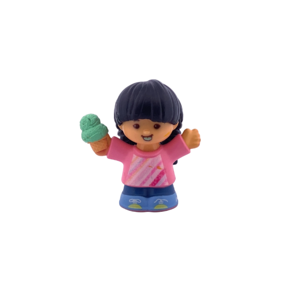 Fisher-Price Little People Dessert Time Girl with Mint Ice Cream
