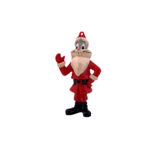 Looney Tunes Christmas Bugs Bunny Santa Ornament